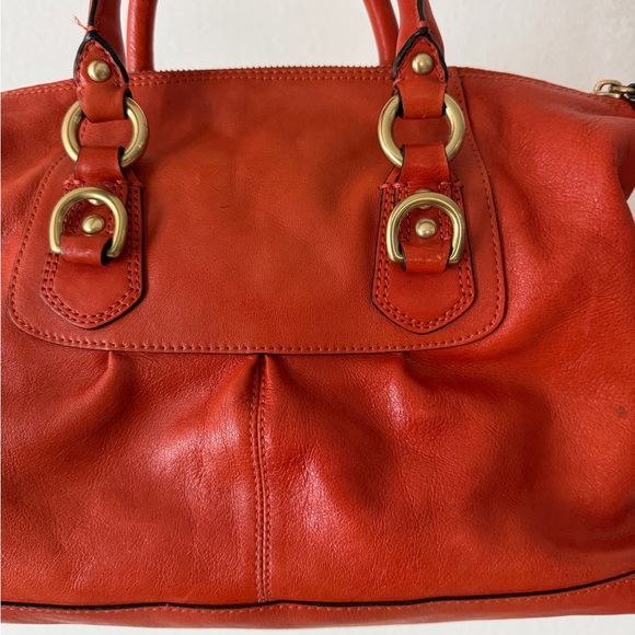 Coach Red Leather Handbag - Picture 4 of 8